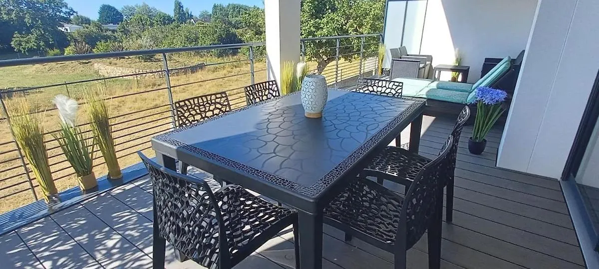 Bel Appartement, Grande Terrasse Cote Mer Kerroc'H Ploemeur Francia
