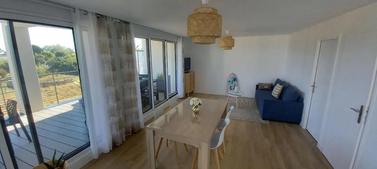 Bel Appartement, Grande Terrasse Cote Mer Kerroc'H Ploemeur 0*,  Francia